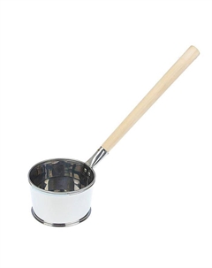 Ковш - черпак для бани и сауны, 1.2 л, 45 см, нержавеющая сталь, деревянная ручка, «» Добропаровъ