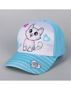 Кепка детская «Котик», р-р. 52-54 см, 5-7 лет, МИКС Overhat kids