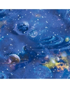 Обои тисненые «» Д644-01 Космос, дуплекс на бумажной основе, 0.53×10 м Саратовские обои