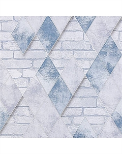 Обои бумажные «. Лофт 1019-07», 0.53×10.05 м, цвет голубой Пермские обои