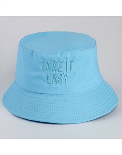 Панама детская для мальчика Easy, голубая, р-р 54 Overhat kids