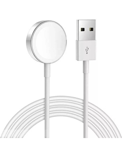 Беспроводное зарядное устройство Hoco CW39, MagSafe, магнит, USB, 1 А, 1.2 м, белое