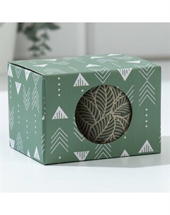 Кружка чайная керамическая «Листья», 320 мл, ручная работа Дорого внимание