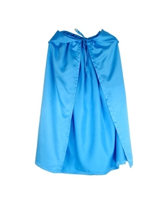 Карнавальный плащ детский, атлас, голубой, длина 100 см Страна карнавалия