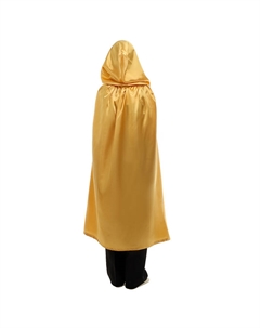 Карнавальный плащ взрослый, длина 120 см, атлас, золотой Страна карнавалия