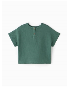 Рубашка «Муслин», рост 92, зеленая Крошка я