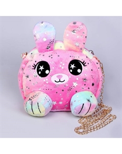 Сумка детская меховая «Зайчик», розовая, 15.5×12.7×4 см Milo toys