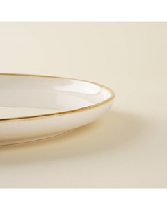 Тарелки SL Home «Леггеро», d=20.3 см, набор 2 шт., фарфор, бежевые Sima-land home