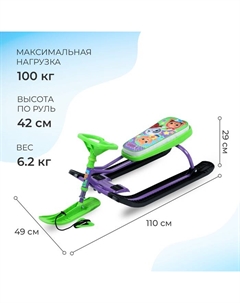 Снегокат «Тимка спорт 2 Кошечки-собачки», ТС2/К-С1 Ника