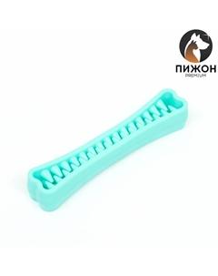 Игрушка-зубочистка для собак Premium «Зубастик», 18.3×3.8 см, мятная Пижон