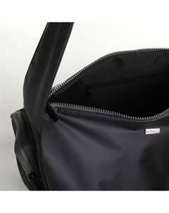 Сумка спортивная с боковыми карманами, серая Nazamok