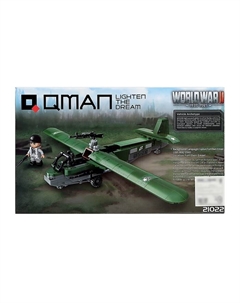 Конструктор «Вторая мировая война. Штурмовой Планер», 234 детали Qman