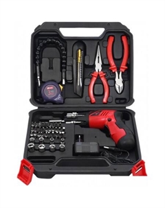 Электроотвертка EDPL02-4 (с АКБ, с кейсом и набором оснастки) Edon