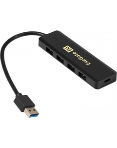 USB-хаб  DUB-4P/1 EX293980RUS Exegate