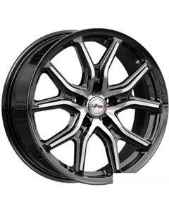 Литые диски Страйк 17x6.5" 5x114.3мм DIA 67.1мм ET 35мм Блэк джек Ifree