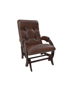 Кресло глайдер коричневый 59x97x88 см Комфорт