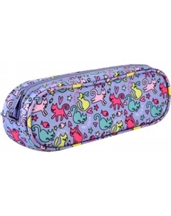 Пенал Коты 57980 (сиреневый) Feniks