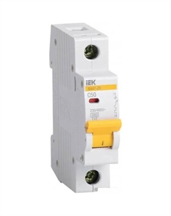 Выключатель автоматический ВА 47-29 50А 1P 4.5кА С MVA20-1-050-C Iek