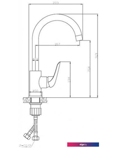 Смеситель Cairo CI 519 Esko