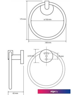 Держатель для полотенца Omega 104204062 Bemeta