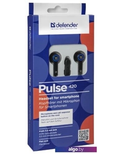 Наушники Pulse 420 (черный/красный) [63424] Defender