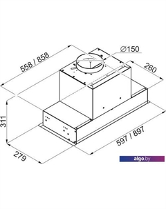 Кухонная вытяжка Fantasy 60 (белый) Maunfeld
