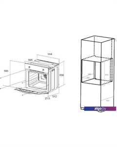 Духовой шкаф EOEC.586W Maunfeld