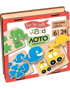 Развивающая игра Десятое королевство Лото Изучаем цвета / 04810