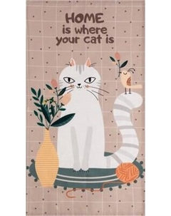 Полотенце Этель Белая кошечка / 7635074