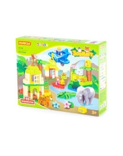 Конструктор Полесье Макси. Зоопарк / 77738
