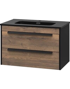 Тумба с умывальником Brevita Monsour 80 / MON-09080-0102Я+9080MMB