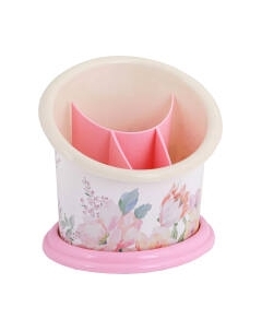 Подставка для кухонных приборов Альтернатива Цветочный блюз / М2267