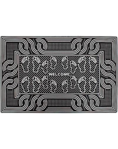 Коврик грязезащитный Tekstil Pvc Mat 45x70-STEP-SILVER-PVCMat Akuteks