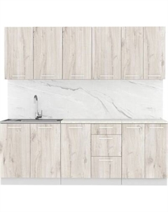 Кухонный гарнитур Артём-Мебель Оля СН-114 без стекла МДФ 2.2м Артём-мебель