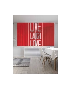 Шторы JoyArty Live.Laugh.Love / p_53840 Joyarty