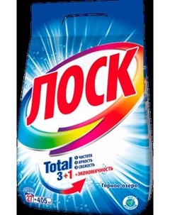 Стиральный порошок ЛОСК Горное озеро Losk