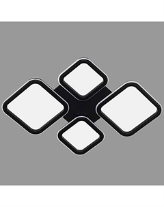 Светильник подвесной (LED) 124Вт черный N9304/2+2S Aitin-pro