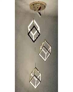 Светильник подвесной (LED) 102Вт хром PP811/3 Aitin-pro