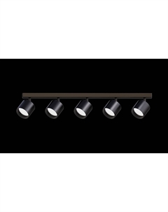 Светильник наст.-пот. (спот) Modern 5х12Вт GX53 чёрный 21388 Truenergy
