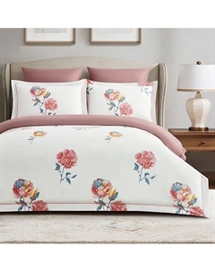 Постельное Белье из Сатина Exclusive 1,5 Сп. 160x220 Rainbow Белый Arya home collection