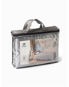 Покрывало 1.5 сп 120×200±5 см, серый, велюр, 100% п/э Этель