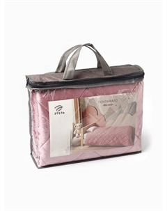 Покрывало 1.5 сп 120×200±5 см, розовый, велюр, 100% п/э Этель