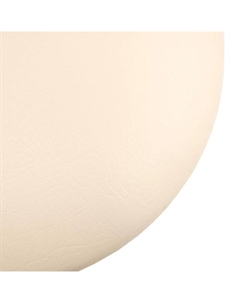 Табурет для кухни «Ультра» с кольцом, искусственная кожа, цвет серебристый металлик/молочный Клик мебель