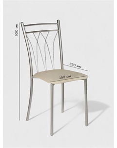 Стул для кухни «Премьер» искусственная кожа, цвет светло-бежевый Клик мебель