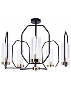 Люстра средней высоты Celaeno A7004PL-5BK Arte lamp