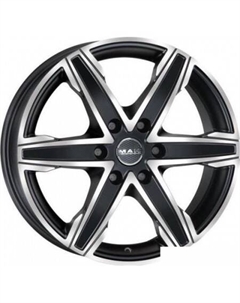 King 6 16x6.5" 6x130мм DIA 84.1мм ET 54мм Ice Black Мак