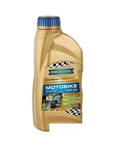 Моторное масло Racing 4-T Motobike 10W-60 USVO 1л Ravenol