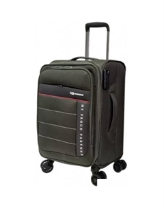 Чемодан-спиннер 50129 (L, темно-серый) Mironpan