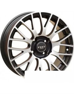 Литые диски GT 16x6.5" 5x108мм DIA 63.4мм ET 50мм Алмаз матовый/Черный матовый Proma