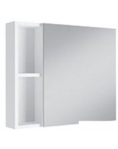 Шкаф с зеркалом Зеркальный 16.312.07 (белый PE шагрень) Mobi